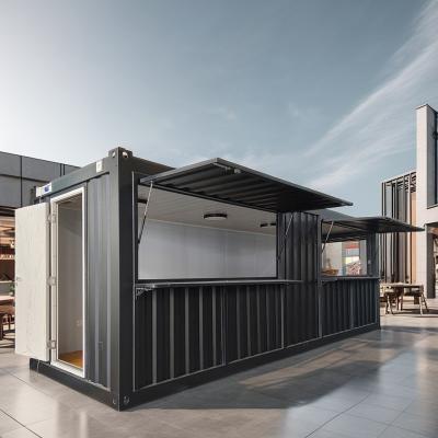 China Pop-up Shop Container Shop for Modern Design Prefabricated Shops Coffee Shop Fast-Food Restaurant Convenience Store Kiosk for sale