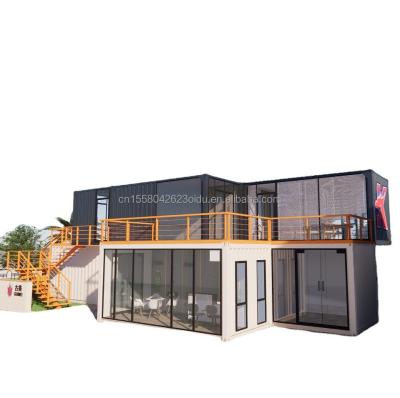 China 10ft Shipping Container Coffee Shop Steel Frame Container Shop Kiosk met gegalvaniseerd stalen buigen 180g Container Huizen Te koop