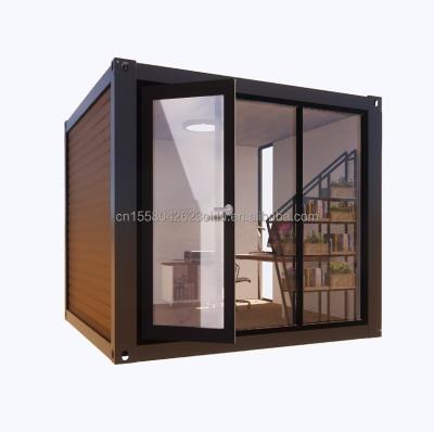 China Erschwingliches Containerhaus mit 50/75/100mm Welle Sandwich Panel Wand und Aluminiumlegierung Fenster zu verkaufen