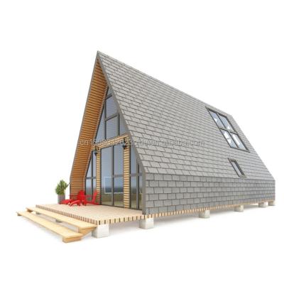 China EU Bathroom Living Room Wooden Triangle Container with Sandwich Panel Door and Galvanized Steel Square Tubes Structure for sale