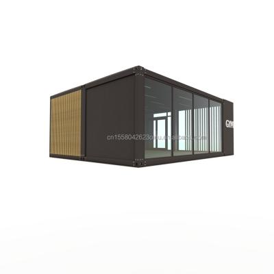 China 20ft Deluxe Prefabricated Room Prefabricated Container Villa with Wall 50/75/100mm Wave Sandwich Panel for sale