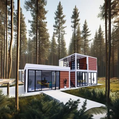 China 20ft Portable Kiosk Modified Prefab Modular Coffee Shop Shipping Container Bar tiny house 3 bedroom designed for Hotel for sale