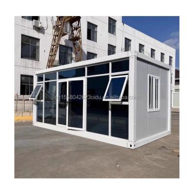 China Modern Outdoor Living 20ft 40ft Prefabricated Mobile Houses Expandable Steel Sandwich Panel Container with Customized Color for sale