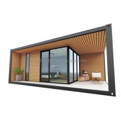 China Modern Expandable Steel Frame Portable Prefabricated Container House with Bedrooms for Outdoor Made of Sandwich Panel for sale