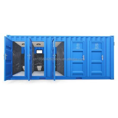 China Customized Color Prefab Mobile Portable Bathroom Toilet for Outdoor Container House Units from Direct 's Modern Modular for sale