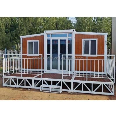 China Modern 20ft Prefabricated Australia Foldable Mobile Homes Modular Extendable Container House with 3D Model/CAD Drawings for sale