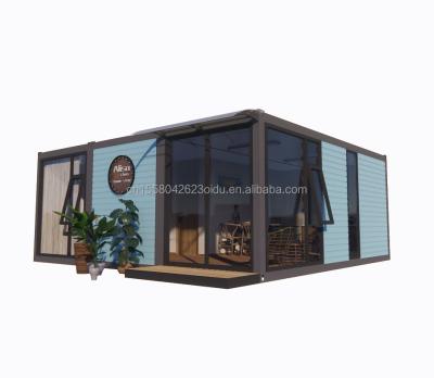 China Galvanized Steel Bending 180g 20ft 40ft Detachable Prefabricated Flat Pack Container Home House With 2 Bedrooms for Hotel for sale