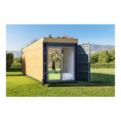 China Galvanized Steel Bending Steel Frame 20ft Expandable Homes Prefab Houses Luxury Container House for Chinese Design Style for sale