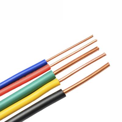 China House Wiring 60227 IEC 01 BV Wire Core Copper PVC Insulated Soild 2.5mm 4mm Single Core BV Electrical Wires Cables for sale