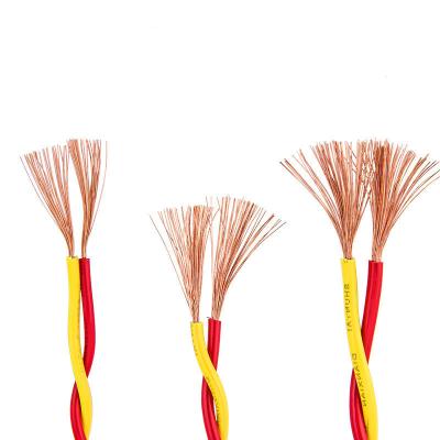 China Household Appliances / RVs Electrical Wires 2 Core 2.5mm PVC Flexible Ignition / Fire Cable RVS Pairs Twisted Cable for sale