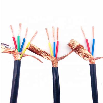 China Signaltransmission RVVP Cable 2/3/4/5 Core Low Voltage PVC Insulated Shielded Flexible Wire RVVP Electrical Wires for sale