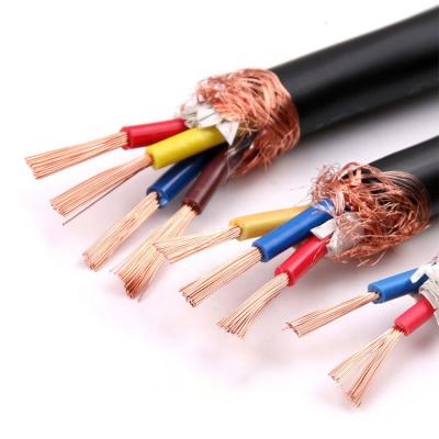 China Signaltransmission Cable RVVP Copper Conductor 0.5/0.75/1/1.5/2.5/4/6mm2 PVC Insulated RVVP Shielded Flexible Control Cable for sale