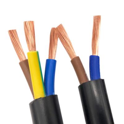 China House Wiring 60227 IEC 52 RVV Wire 2 3 4 Core Multicore Copper Core PVC Insulated Flexible RVV Electrical Wire for sale