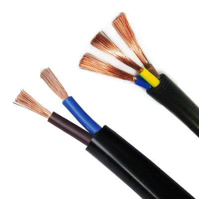 China House Wiring 300/500V RVV Cable 1.5mm 2.5mm 4mm PVC Insulated Sheath Conductor RVV Copper Electrical Wires Cables for sale