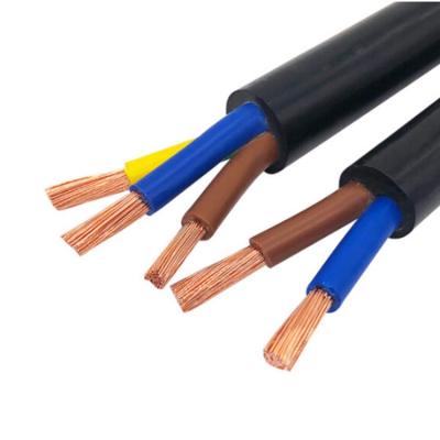 China House Wiring RVV Cable Copper Conductor PVC Insulated Sheath 2/3/4/5 Core RVV Flexible Electrical Wire for sale