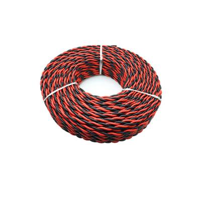 China House wiring 300V Zr rvs cable fire alarm cable power wire 2 core 0.75MM 1.0MM 1.5MM 2.5MM twisted 4MM electrical bare copper wire for sale