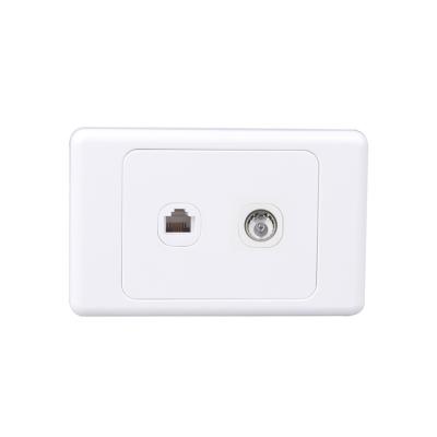 China Home SAA Certified Wall Switch Socket USB Network Telephone RV Australian Standard Dim Switch Socket for sale