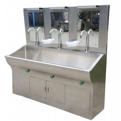 China New Hospital Hand Wash Stainless Steel SUS304 Medical Operating Room Sink for sale