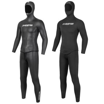 China DIVESTAR Antibacterial super stretch freediving wetsuits, custom design neoprene Smoothskin freediving wetsuit for sale