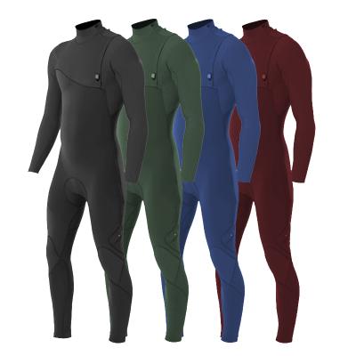 China Divestar Mens Wetsuit 3/2MM 4/3MM Antibacterial Neoprene lime Thermal Zipperless for surf zipfree wetsuit for sale