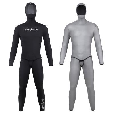 China DIVESTAR Antibacterial Liner Titanium Wetsuits , Open Cell Neoprene Titanium Wetsuit for sale