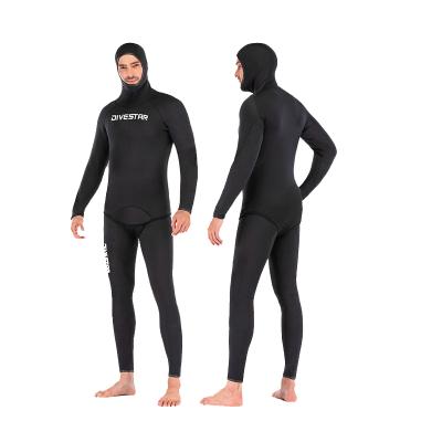 China Antibacterial Top Selling 3mm Freediving Wetsuit , Neoprene Hoodie Full Body Spearfishing Wetsuit for sale