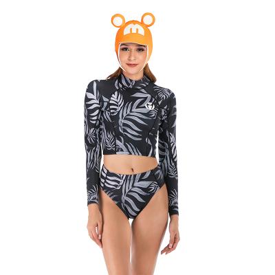 China Divetar 2.0mm Antibacterial Neoprene Bikini Wetsuit , Camouflage Neoprene Freediving Wetsuit for sale