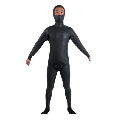 China Antibacterial smoothskin neoprene adults spearfshing wetsuit, smoothskin 2pieces custom neoprene wetsuits for sale