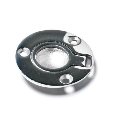 China Rust Resistance 316 Stainless Steel Marine Boat Deck Hatch Latch Pull Ring Handle for sale