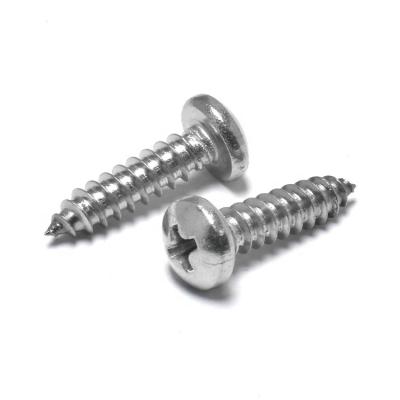 China Pan Galvanized Zinc Plated Carbon 7981 Phillips Pan Head Self Tapping Screws Steel Din For Metal Wood Plastic for sale