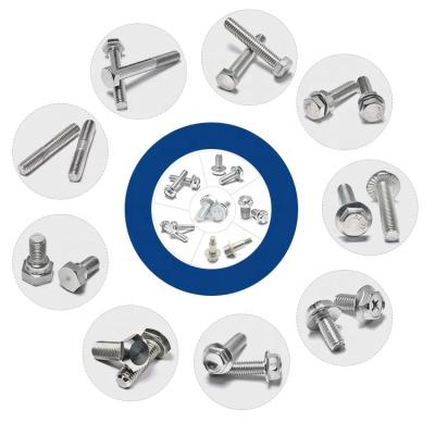 China Truss Factory Supply High Quality Bolt Nut M6 M8 M10 M12 SS 304 316 Stainless Steel Screw Fasteners for sale