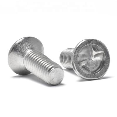 China CSK One Way S Type Screw Stainless Steel For Flat Head Countersunk One Direction S Type License Plate Screws for sale