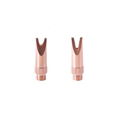 China Factory Hot Selling Laser Qi Lin Red Copper Welding Nozzles For Hand Held Portable Laser Welding Machine for sale