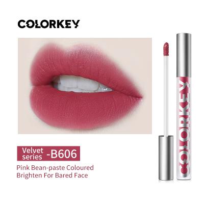 China Waterproof / Free Sample High Quality Colorkey No Dry 24 Hours Waterproof Light Velvet Matte Air Liquid Lipstick for sale