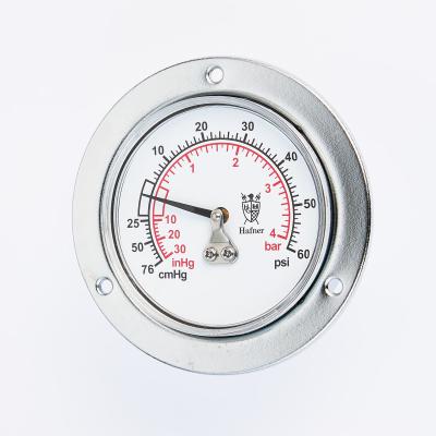 China Industrial Gauge Steel Flange Hafner Pressure Gauge Made in Taiwan OEM ODM Diaphragm Pressure Gauges Available for sale