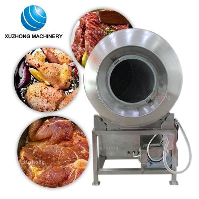 China Hot Dog Sausage Maker Machine Stainless Steel Meat Tumbler Marinator Meat Marinator Vacuum Meat Marinator Fish Pork Beef Processing Machine for sale