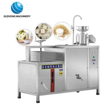 China Commercial Stainless Steel Processing Machine Tofu Pudding Bean Soy Milk Maker Tofu Soybean Making Machine Frozen Bean Curd Machine for sale