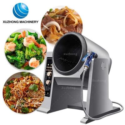 China Restaurant Cooking Machine Electric Fried Rice Cooker 12L Automatic Smart Food Processor Stir Fried Fried Rice Machine Restaurant Hotel for sale