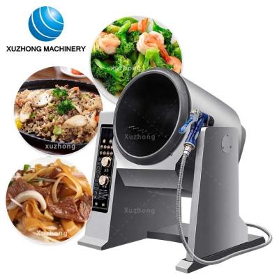 China Restaurant Cooking Machine Automatic Fried Rice Robot Cooker Intelligent Electric Wok Stir-Fry Restaurant Hotel Kitchen 5kw Fried Rice Machine 6L for sale