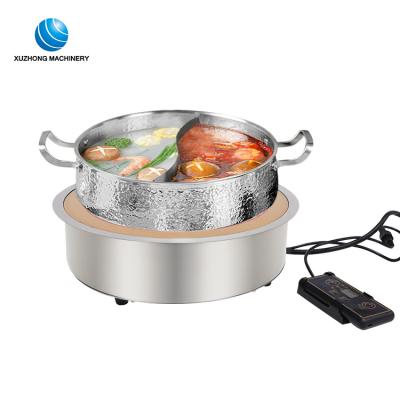 China Hotel 3500W Single Round Burner Dishes Electric Ceramic Induction Cooker Stove For Recessed Built In Heater Ceramic Induction Cookers for sale