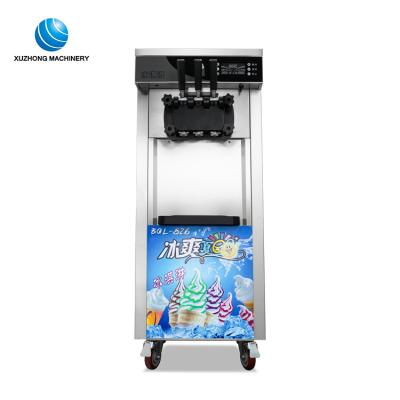 China Good quality 3 flavor soft ice cream machine energy saving commercial from china manufacturer in germany for sale