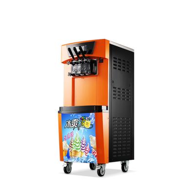 China High quality 220V soft ice cream machine 3 flavors from snack factory for sale for sale