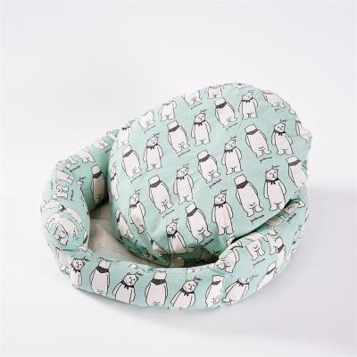 China Wholesale Cute And Warm Breathable Insulated Dog Bed Cotton Washable Solid New Style Dog Bed for sale