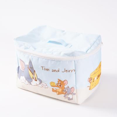 China Viable High Quality Home Folding Cloth Clothes Toys Storage Foldable Basket for sale