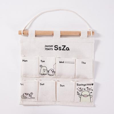 China 2022 New Arrival Sustainable Door Hanging Household Storage Hanging Bag Organizer For Room for sale