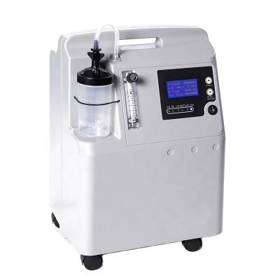 China Low Noise 5L Medical Portable Oxygen Concentrator with Nebulizer 350mm(L)x280mm(W)x510mm(H) for sale