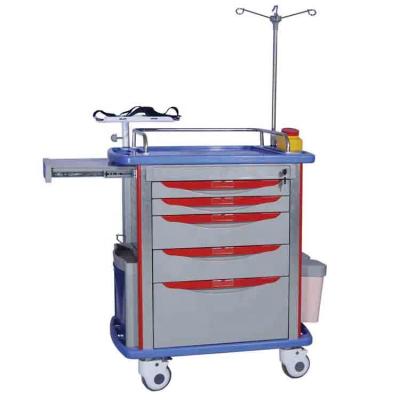 China Hospital Equipment Delivery CE Certified Hospital ABS Cart Hospital Tablet Trolley With Good Price for sale