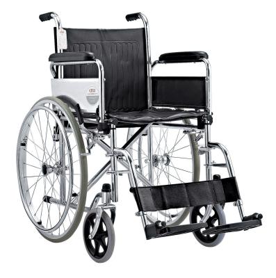 China Manual Folding Steel Wheelchair Wholesale BDMSLY605 for sale