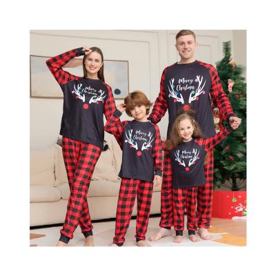 China Fashion QUICK DRY loose comforter high quality home family deer christmas factory wear outfits family matching sets of pajamas for sale