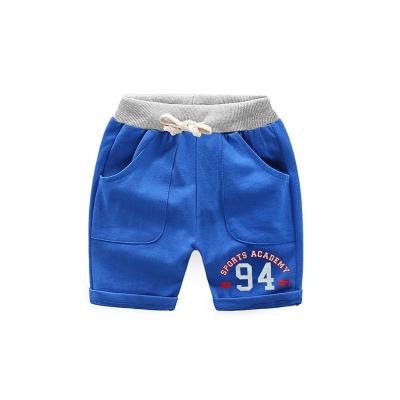 China Summer 100% Cotton Little Boys Shorts Shorts 100% Cotton Casual Pants With Pockets for sale